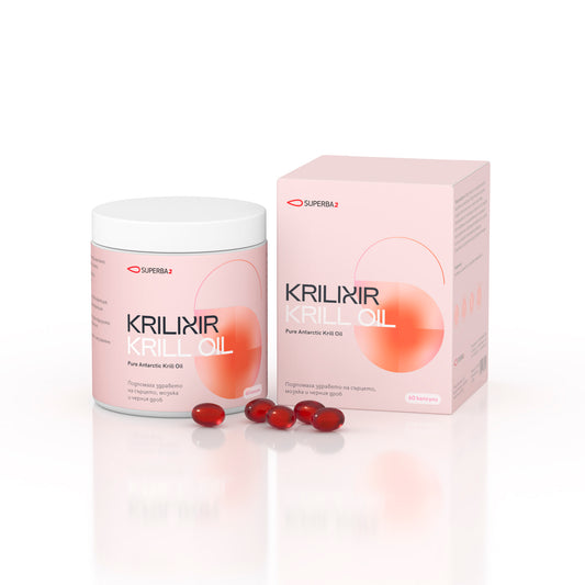 Krilixir Krill Oil - За здравето на сърцето, мозъка и черния дроб