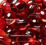 Krilixir Krill Oil - content in 2 capsules of krill oil